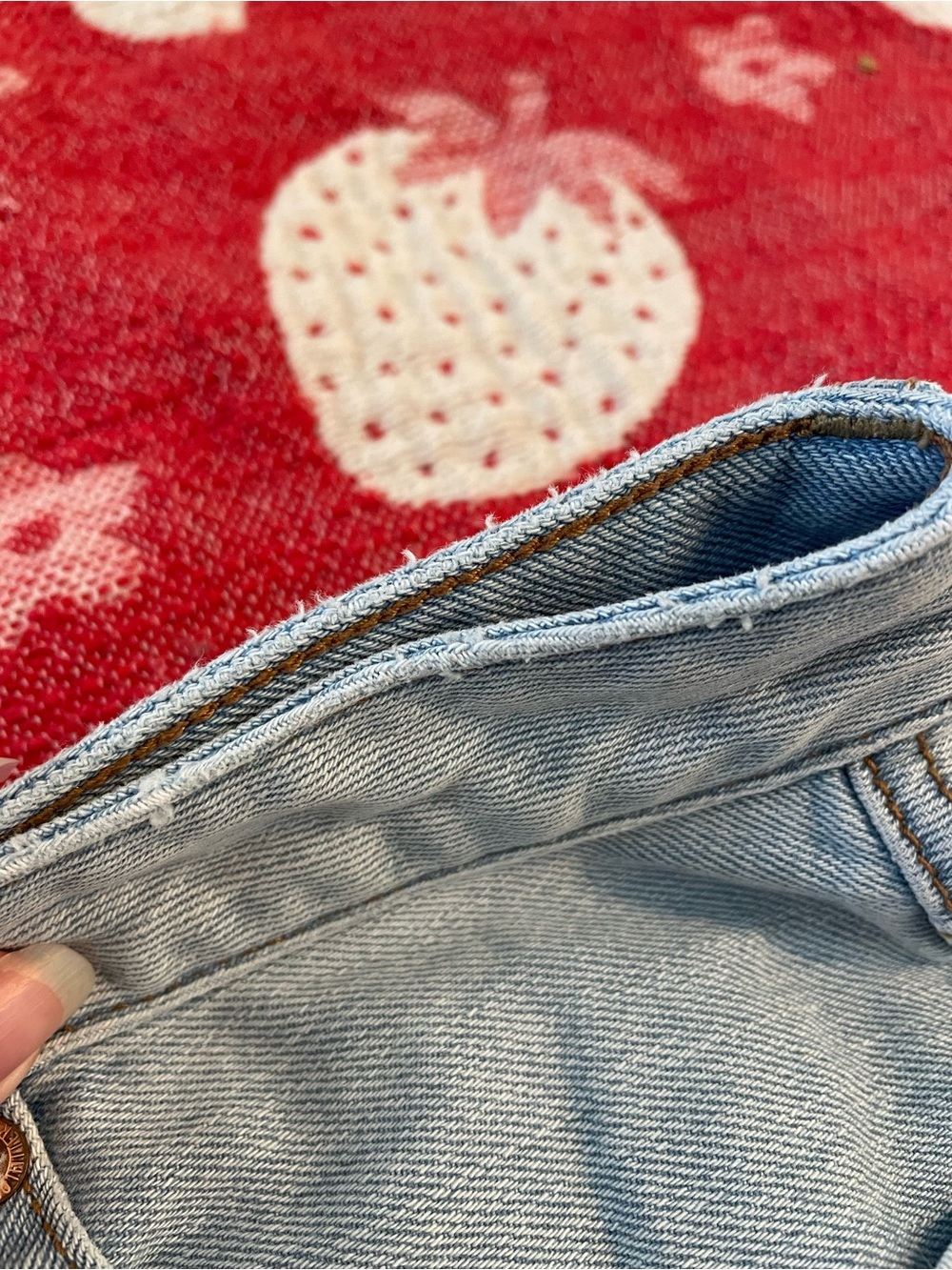 American Eagle Outfitters Distressed Denim Mini Skirt - Picture 8 of 10